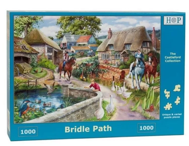 House of Puzzles Farming* - Bridle Path - 1000 Piece Jigsaw Puzzle