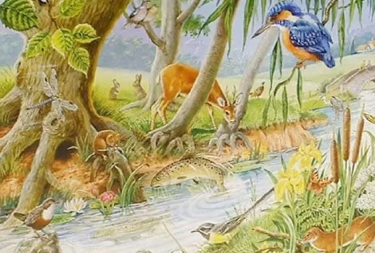 House of Puzzles Animals & Wildlife* - By The Riverbank - 250Xl Piece Jigsaw Puzzle