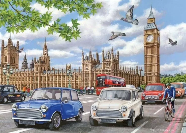 House of Puzzles Trains & Transport* - Classic Style - 500Xl Piece Jigsaw Puzzle