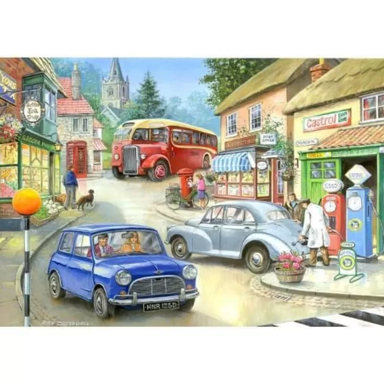 House of Puzzles Trains & Transport* - Country Town - 250Xl Piece Jigsaw Puzzle