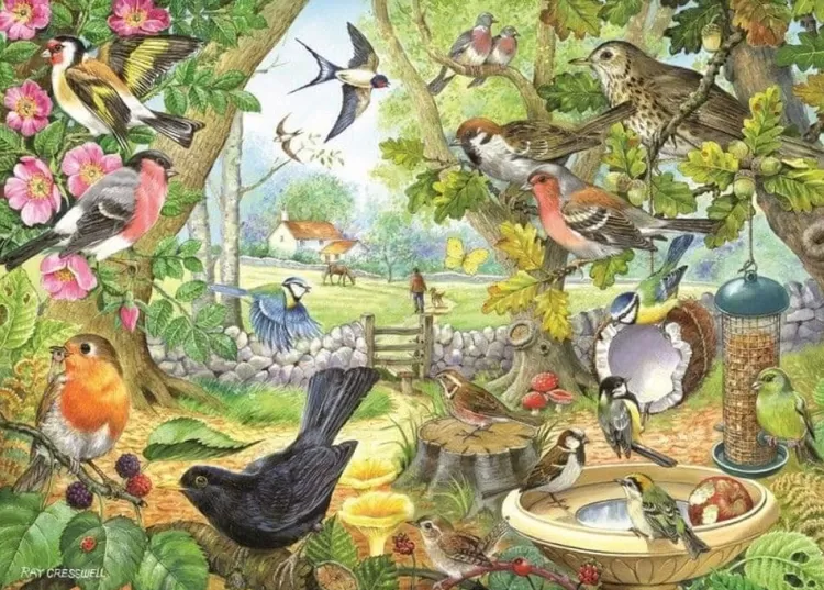 House of Puzzles Animals & Wildlife* - Dawn Chorus - 1000 Piece Jigsaw Puzzle