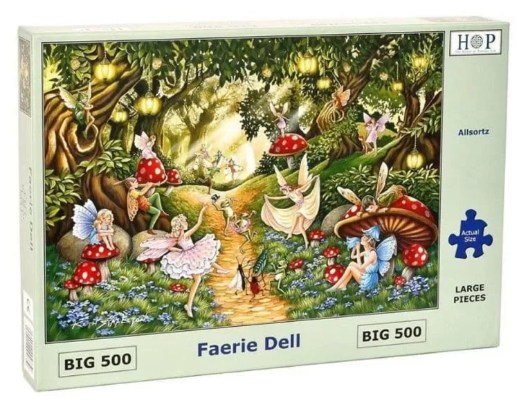 House of Puzzles Fantasy* - Faerie Dell - 500Xl Piece Jigsaw Puzzle