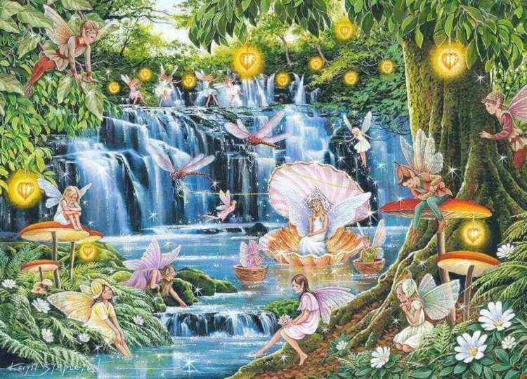 House of Puzzles Fantasy* - Faerie Lights - 500Xl Piece Jigsaw Puzzle