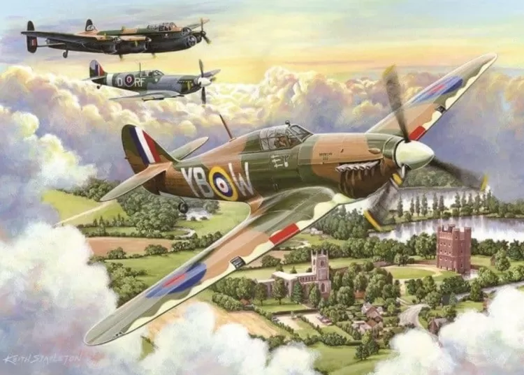 House of Puzzles Planes* - Final Approach - 500Xl Piece Jigsaw Puzzle