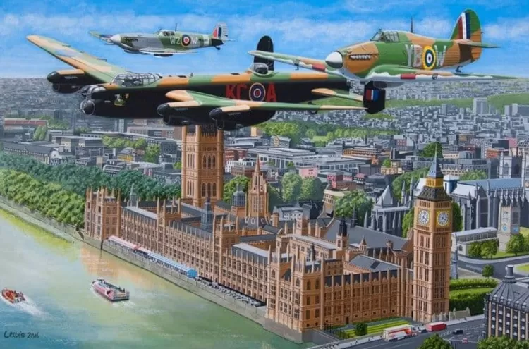 House of Puzzles Planes* - Fly Past - 500 Piece Jigsaw Puzzle