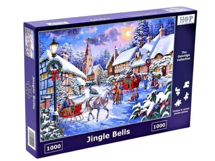 House of Puzzles Christmas* - Jingle Bells - 1000 Piece Jigsaw Puzzle