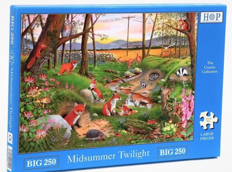 House of Puzzles Animals & Wildlife* - Midsummer Twilight - 250Xl Piece Jigsaw Puzzle