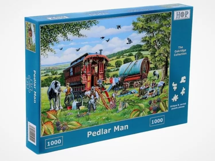 House of Puzzles Trains & Transport* - Pedlar Man - 1000 Piece Jigsaw Puzzle