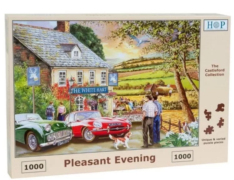 House of Puzzles Trains & Transport* - Pleasant Evening - 1000 Piece Jigsaw Puzzle