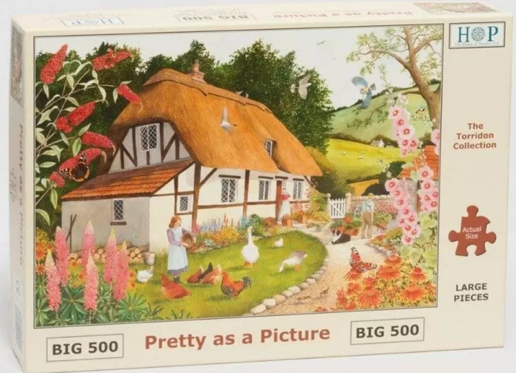 House of Puzzles Cottages* - Pretty As A Picture - 500Xl Piece Jigsaw Puzzle