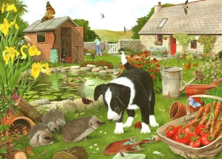 House of Puzzles Flowers & Gardens* - Prickly Situation - 500Xl Piece Jigsaw Puzzle