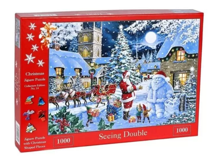 House of Puzzles Christmas* - Seeing Double No 14 - 1000 Piece Jigsaw Puzzle