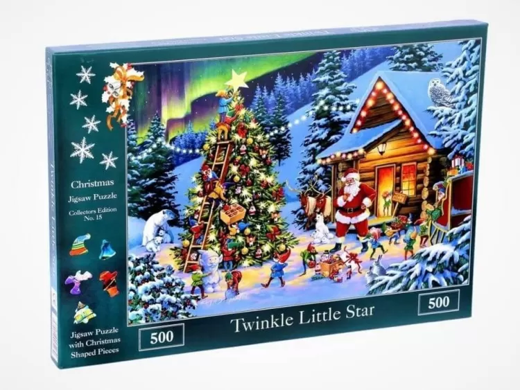 House of Puzzles Christmas* - Twinkle Little Star No 15 - 500 Piece Jigsaw Puzzle.