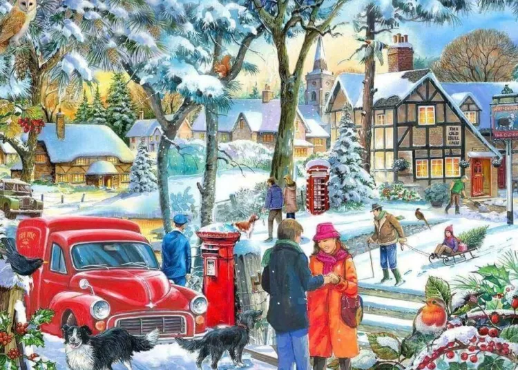 House of Puzzles Christmas* - Winter Wishes - 1000 Piece Jigsaw Puzzle