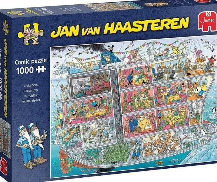 Jumbo Humour*Jan Van Haasteren - Cruise Ship - 1000 Piece Jigsaw Puzzle