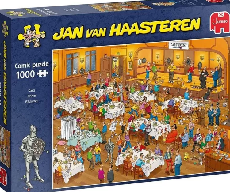 Jumbo Humour*Jan Van Haasteren - Darts - 1000 Piece Jigsaw Puzzle