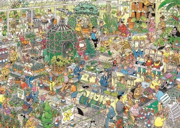 Jumbo Humour*Jan Van Haasteren - Garden Centre - 1000 Piece Jigsaw Puzzle