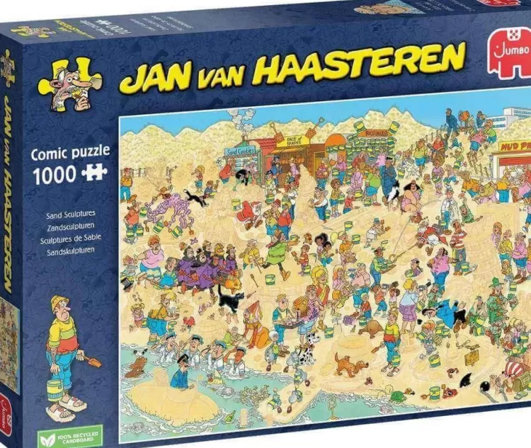 Jumbo Humour*Jan Van Haasteren - Sand Sculptures - 1000 Piece Jigsaw Puzzle