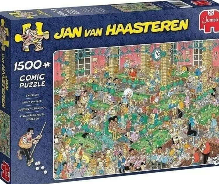 Jumbo Humour*Jan Van Haasteren - Snooker - 1500 Piece Jigsaw Puzzle