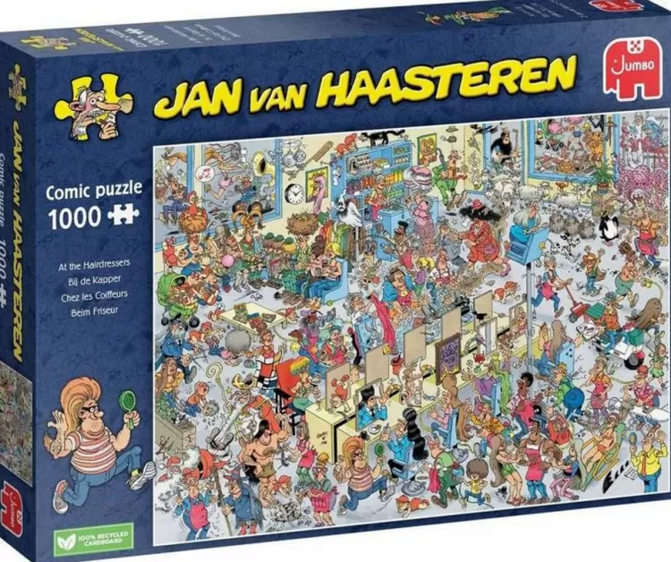 Jumbo Humour*Jan Van Haasteren - The Hairdressers - 1000 Piece Jigsaw Puzzle