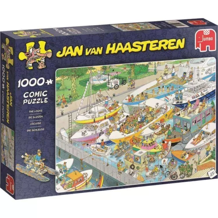 Jumbo Humour*Jan Van Haasteren - The Locks - 1000 Piece Jigsaw Puzzle