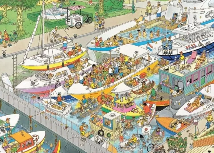 Jumbo Humour*Jan Van Haasteren - The Locks - 1000 Piece Jigsaw Puzzle