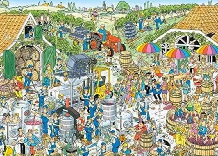 Jumbo Humour*Jan Van Haasteren - Winery - 1000 Piece Jigsaw Puzzle