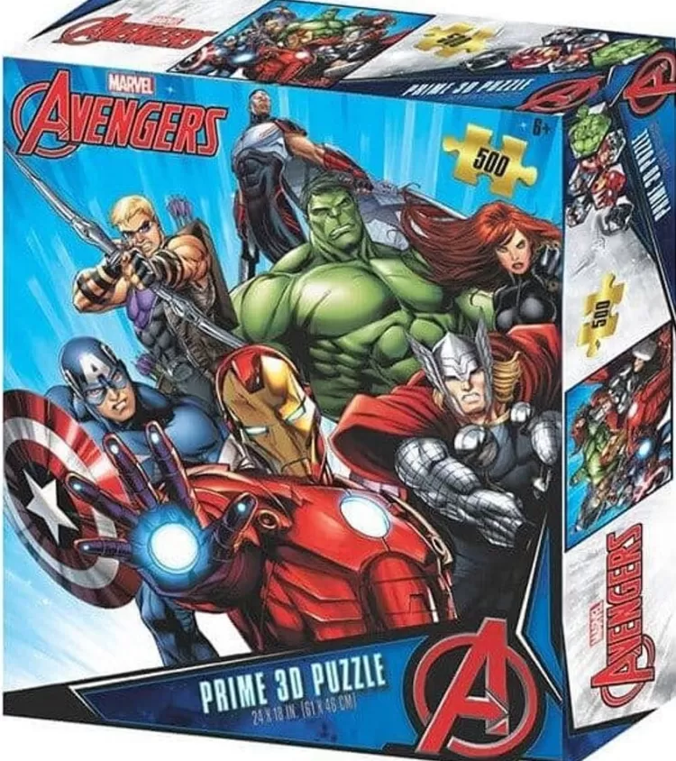 Kidicraft Sound & Screen* - Avengers 3D - 500 Piece Jigsaw Puzzle