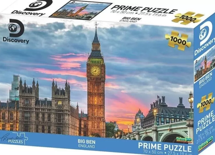 Kidicraft Locations & Buildings* - Big Ben - 1000 Piece Jigsaw Puzzle