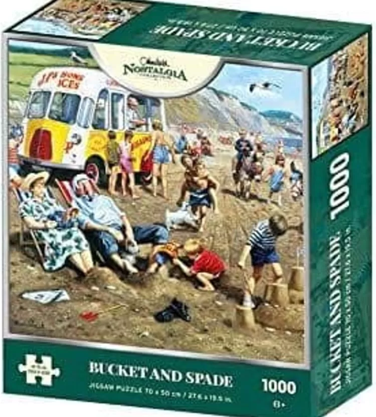 Kidicraft Pastimes* - Bucket And Spade - 1000 Piece Jigsaw Puzzle