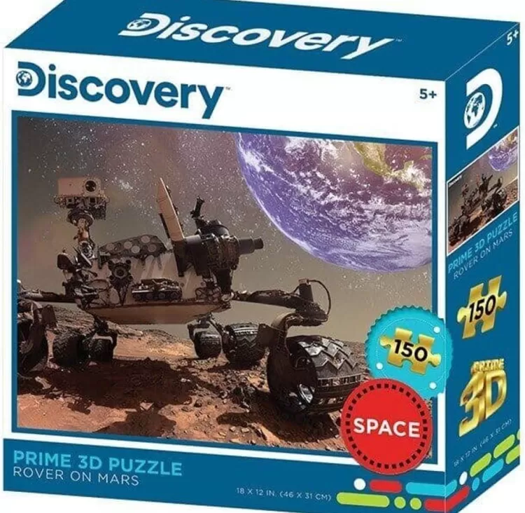 Kidicraft Space* - Discovery Mars Rover 3D - 150 Piece Jigsaw Puzzle