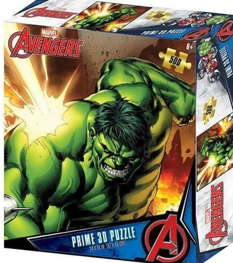 Kidicraft Sound & Screen* - Hulk 3D - 500 Piece Jigsaw Puzzle