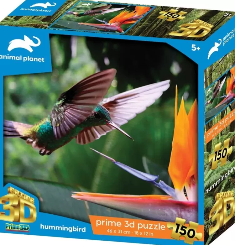 Kidicraft Animals & Wildlife* - Hummingbird - Animal Planet 150 Piece Jigsaw Puzzle