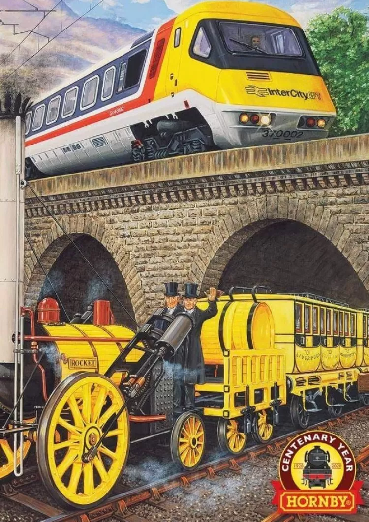 Kidicraft Trains & Transport* - The First 100 Years - 1000 Piece Jigsaw Puzzle