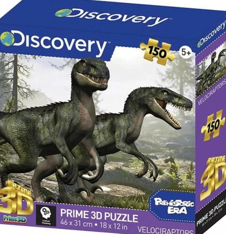 Kidicraft Animals & Wildlife* - Velociraptors - Discovery - 150 Piece Jigsaw Puzzle