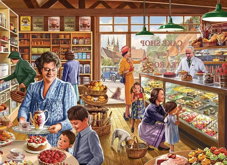 Kidicraft Nostalgia* - Ye Olde Cake Shoppe - 1000 Piece Jigsaw Puzzle