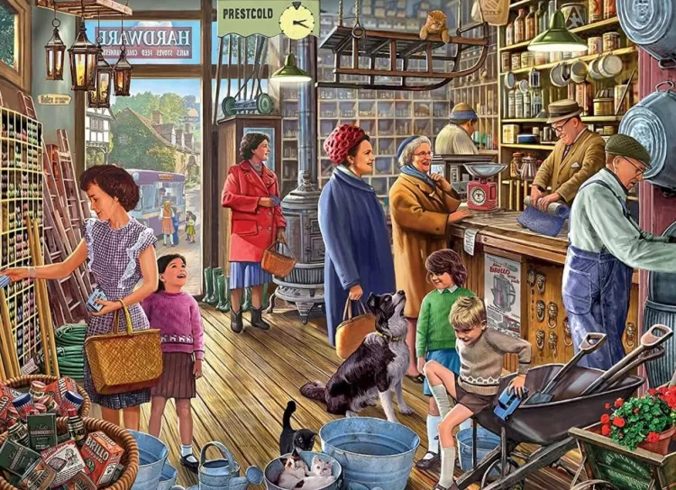 Kidicraft Pastimes* - Ye Olde Hardware Shoppe - 1000 Piece Jigsaw Puzzle