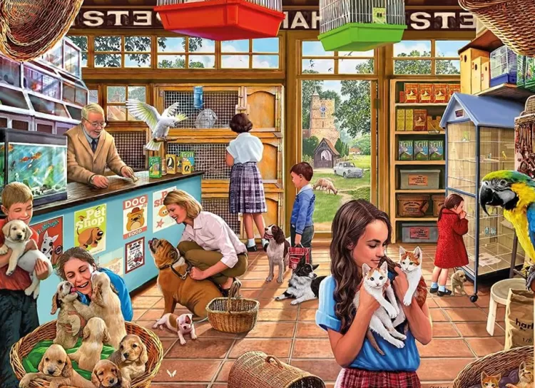 Kidicraft Nostalgia* - Ye Olde Pet Shoppe - 1000 Piece Jigsaw Puzzle