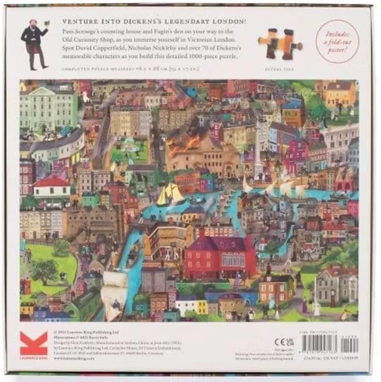 Laurence King Sound & Screen* - The World Of Charles Dickens - 1000 Piece Jigsaw Puzzle