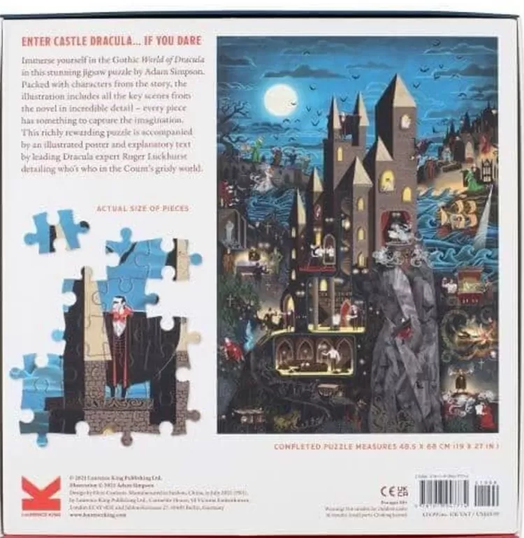 Laurence King Sound & Screen* - The World Of Dracula - 1000 Piece Jigsaw Puzzle