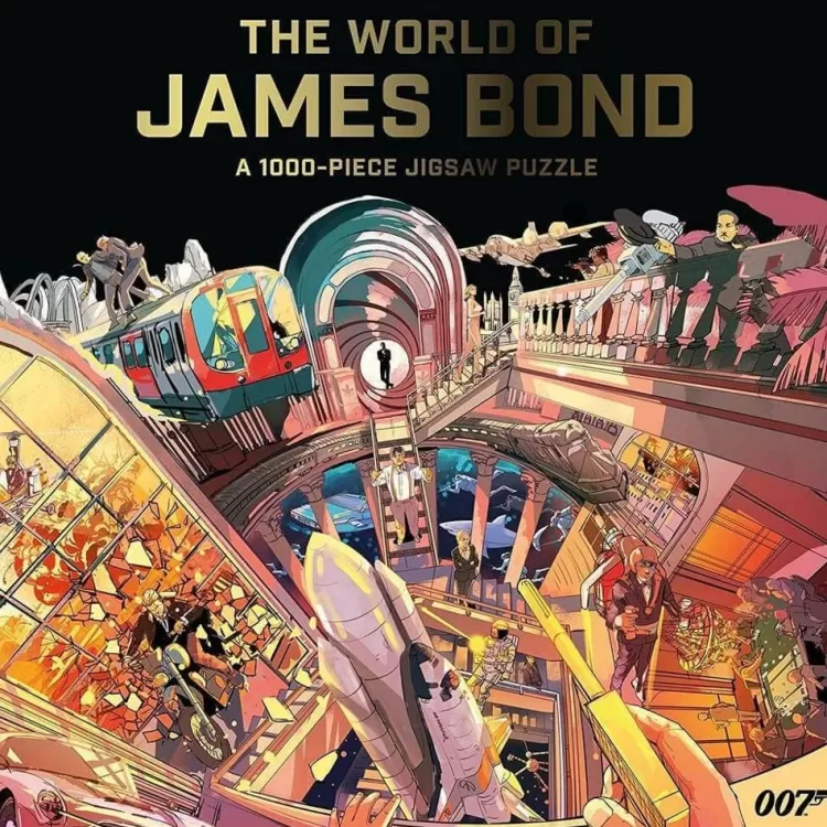 Laurence King Sound & Screen* - The World Of James Bond - 1000 Piece Jigsaw Puzzle