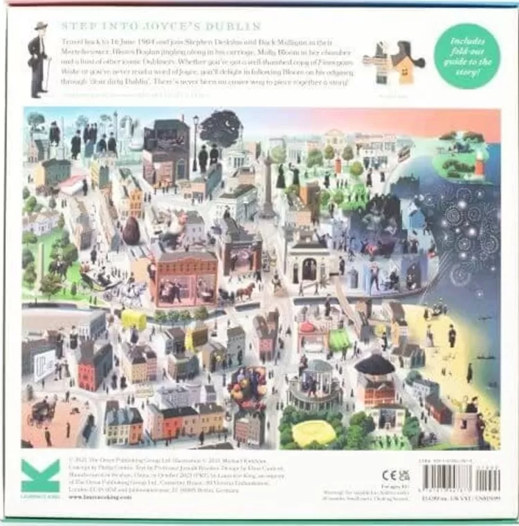 Laurence King Sound & Screen* - The World Of James Joyce - 1000 Piece Jigsaw Puzzle
