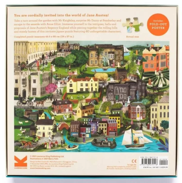 Laurence King Sound & Screen* - The World Of Jane Austen - 1000 Piece Jigsaw Puzzle