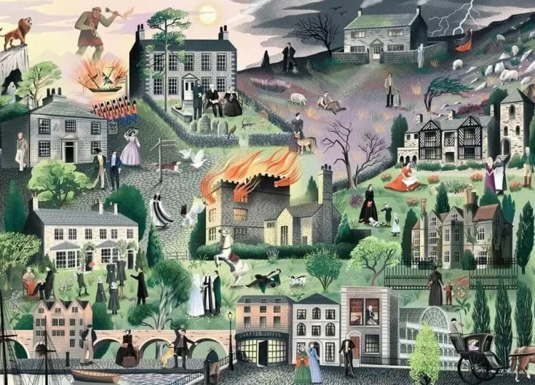 Laurence King Sound & Screen* - The World Of The Brontes - 1000 Piece Jigsaw Puzzle