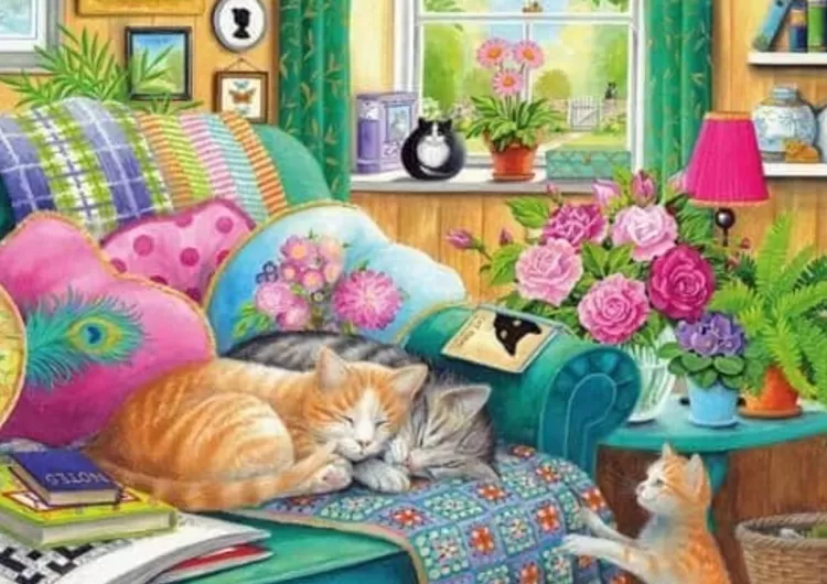 Otter House Animals & Wildlife* - Cat Naps - 500Xl Piece Jigsaw Puzzle