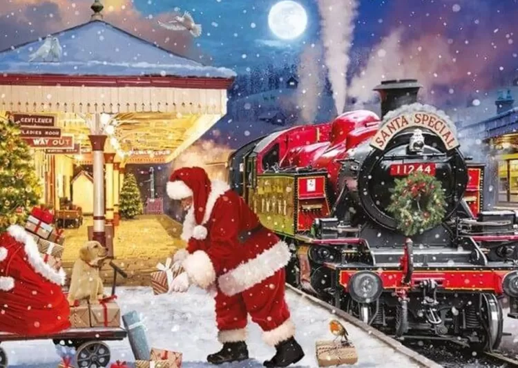 Otter House Christmas* - Midnight Delivery - 1000 Piece Jigsaw Puzzle