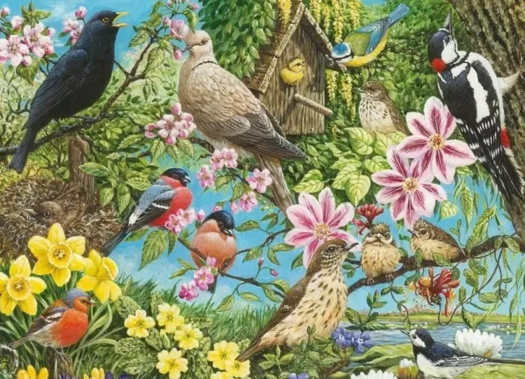 Otter House Flowers & Gardens* - Natures Finest - 500 Piece Jigsaw Puzzle