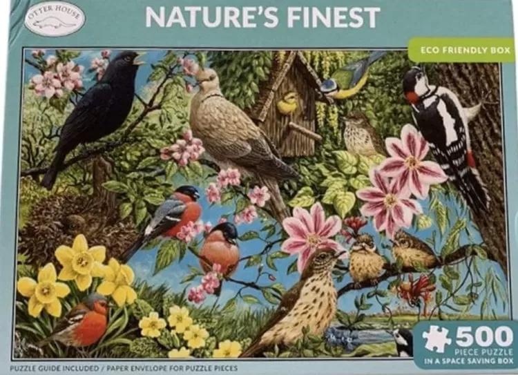 Otter House Flowers & Gardens* - Natures Finest - 500 Piece Jigsaw Puzzle