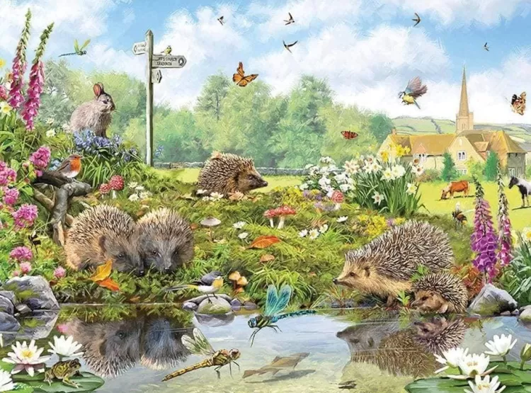 Otter House Animals & Wildlife* - Riverside Wildlife - 1000 Piece Jigsaw Puzzle