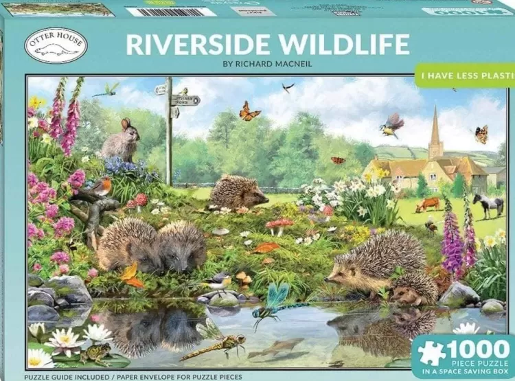 Otter House Animals & Wildlife* - Riverside Wildlife - 1000 Piece Jigsaw Puzzle